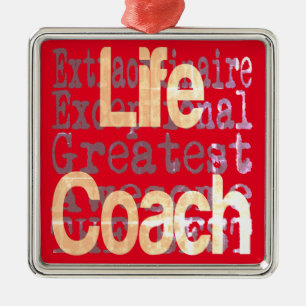 Ornamento De Metal Life Coach Extraordinaire