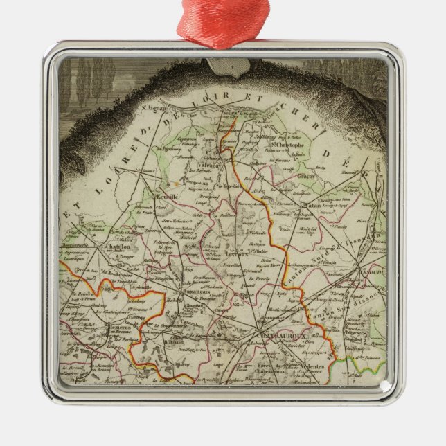 Ornamento De Metal Limites de Florestas (Frente)