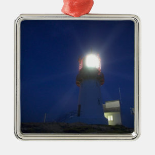 Ornamento De Metal lindesnes fyr, norway, ponto 3 do sul