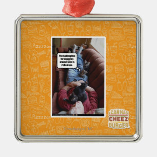 Ornamento De Metal Linha de espera para snuggles