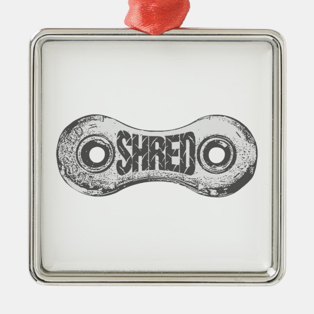 Ornamento De Metal Link de cadeia de bicicletas compartilhada (Frente)