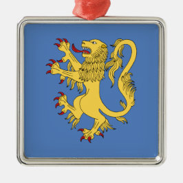 Ornamento De Metal Lion Rampant