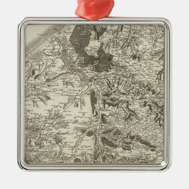 Ornamento De Metal Lisieux, Honfleur (Frente)