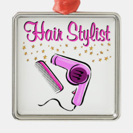 ORNAMENTO DE METAL LISTA DE CABELOS E BELO