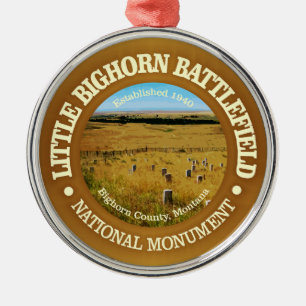 Ornamento De Metal Little Bighorn Battlefield (NM)