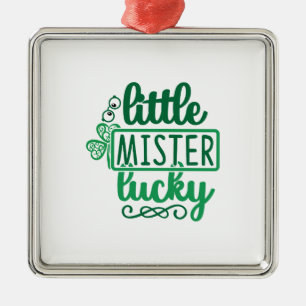 Ornamento De Metal Little Mister Lucky