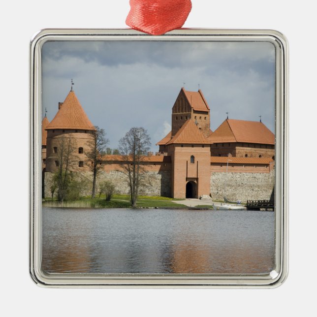 Ornamento De Metal Lituânia, Trakai. Castelo da Ilha 2 (Frente)