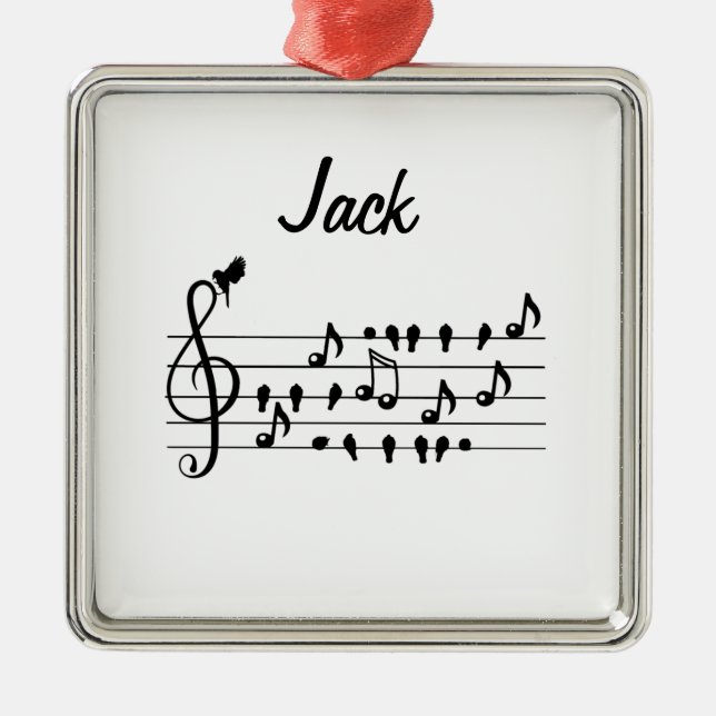 Ornamento De Metal Livre como pássaro, pássaros cantores atuando como (Frente)