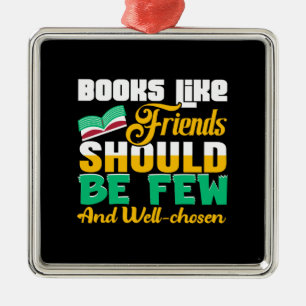 Ornamento De Metal Livros De Professores Como Amigos Devem Ser Poucos