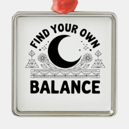 Ornamento De Metal Localizar seu próprio saldo