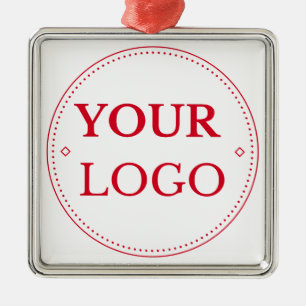 Ornamento De Metal Logotipo comercial moderno