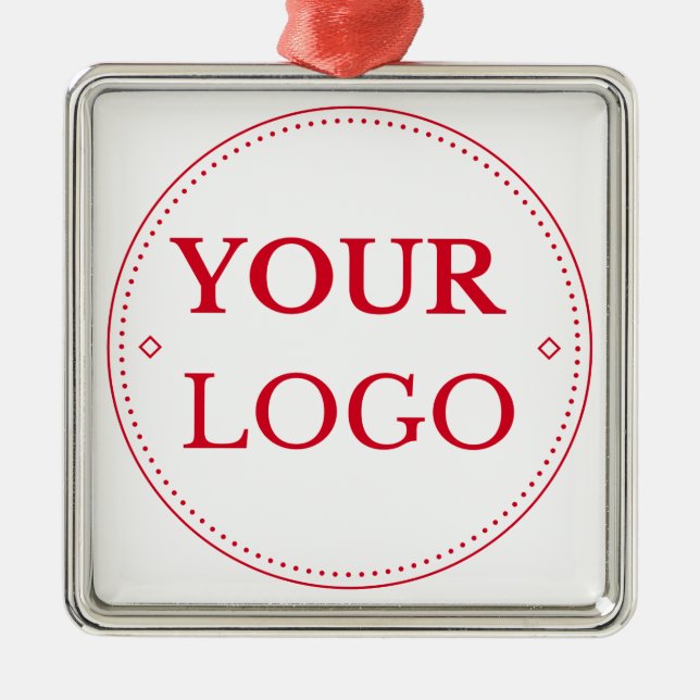 Ornamento De Metal Logotipo comercial moderno (Frente)