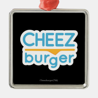 Ornamento De Metal Logotipo de Cheezburger (cor)