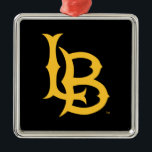 Ornamento De Metal Logotipo do Long Beach State<br><div class="desc">Confira esses designs da Universidade Estadual da Califórnia em Long Beach! Mostre seu Orgulho Estadual da Califórnia com esses novos produtos da Universidade. Estes são os presentes perfeitos para o estudante de Long Beach, antigos alunos, família, amigo ou fã na sua vida. Todos esses produtos Zazzle são personalizáveis com seu...</div>