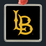 Ornamento De Metal Logotipo do Long Beach State<br><div class="desc">Confira esses designs da Universidade Estadual da Califórnia em Long Beach! Mostre seu Orgulho Estadual da Califórnia com esses novos produtos da Universidade. Estes são os presentes perfeitos para o estudante de Long Beach, antigos alunos, família, amigo ou fã na sua vida. Todos esses produtos Zazzle são personalizáveis com seu...</div>