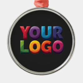 Ornamento De Metal Logotipo Personalizado|Envie Seu Logotipo | Negóci