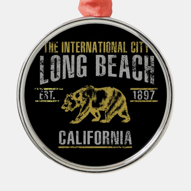 Ornamento De Metal Long Beach (Frente)
