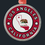 Ornamento De Metal Los Angeles California<br><div class="desc">Los Angeles</div>