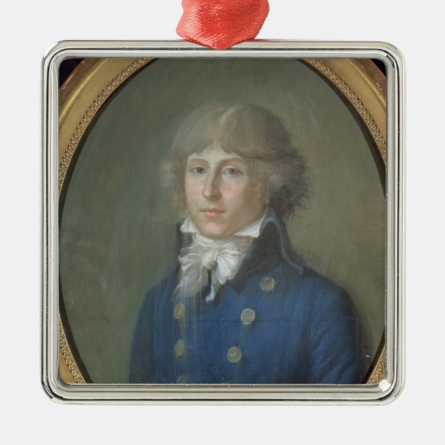Ornamento De Metal Louis de Santo-Apenas (Frente)