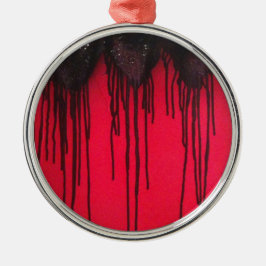 Ornamento De Metal Love Bleeds Black