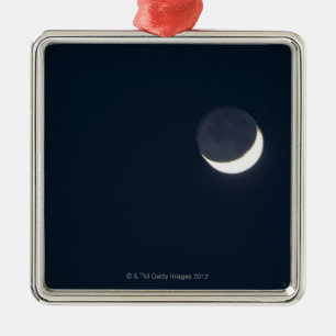 Ornamento De Metal Lua crescente