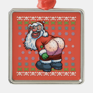 Ornamento De Metal Lua Papai noel