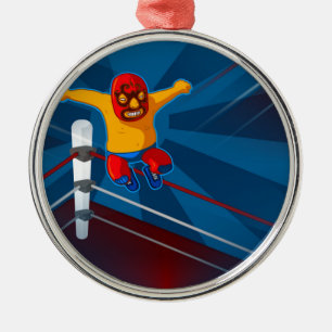 Ornamento De Metal luchador