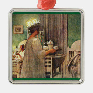 Ornamento De Metal Lucia Day