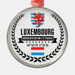 Ornamento De Metal Luxemburgo