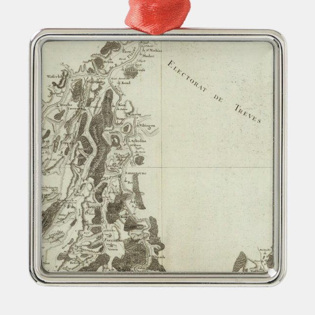 Ornamento De Metal Luxemburgo (Frente)