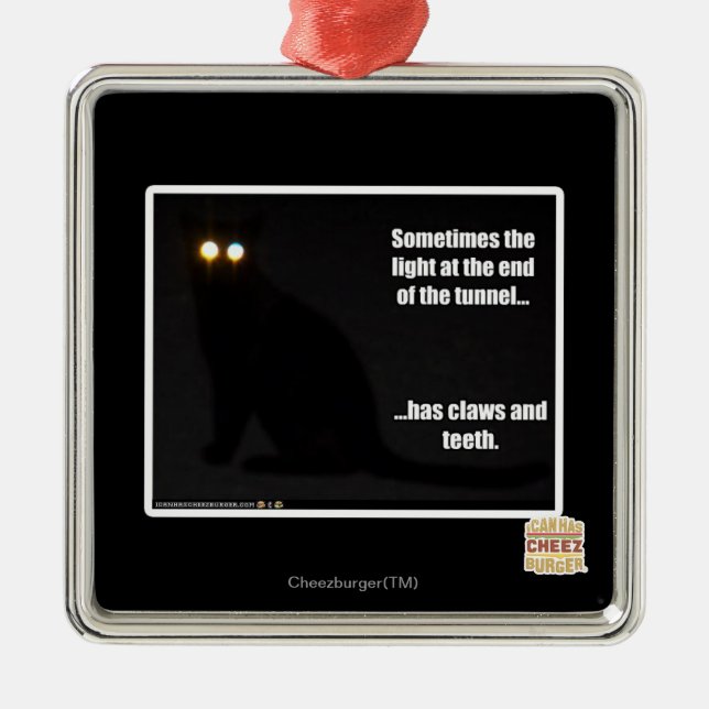 Ornamento De Metal Luz na extremidade do túnel (Frente)