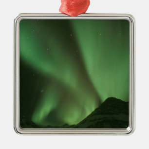 Ornamento De Metal luzes do norte, Aurora boreal nos contrafortes de
