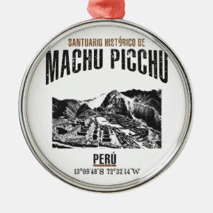 Ornamento De Metal Machu Picchu