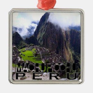 Ornamento De Metal Machu Picchu