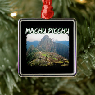 Ornamento De Metal Machu Picchu Peru - Montanha Huayna Picchu