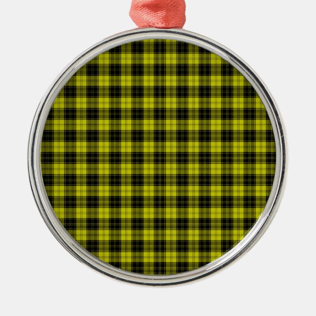 Ornamento De Metal MacLachlan Tartan (Frente)
