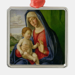 Ornamento De Metal Madonna e criança, 1490s
