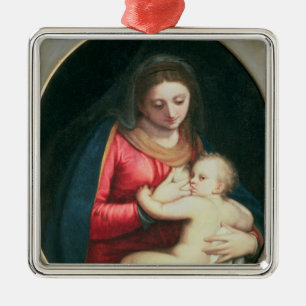 Ornamento De Metal Madonna e criança, 1598