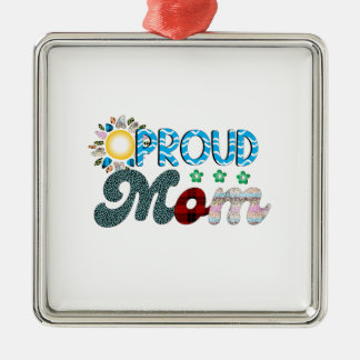 Ornamento De Metal Mãe Orgulhosa