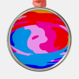 Ornamento De Metal Magia arco-íris