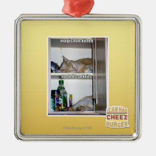 Ornamento De Metal Magishun Kitteh