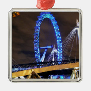 Ornamento De Metal Magnífico! Millennium Wheel Londres