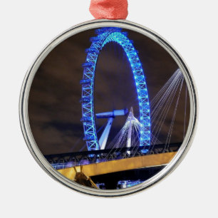 Ornamento De Metal Magnífico! Millennium Wheel Londres