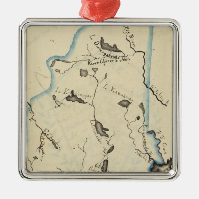 Ornamento De Metal Maine 11 (Frente)