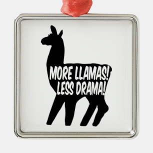 Ornamento De Metal Mais Llamas Menos Drama