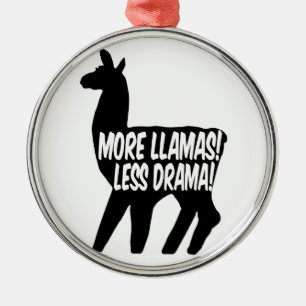Ornamento De Metal Mais Llamas Menos Drama