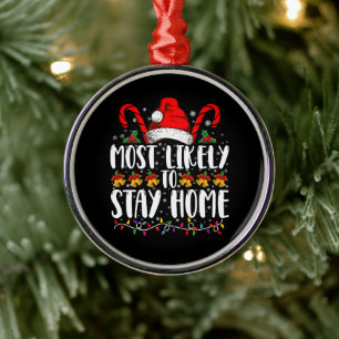 Ornamento De Metal Mais Propenso a Ficar em Casa Festa de Natal em Fa