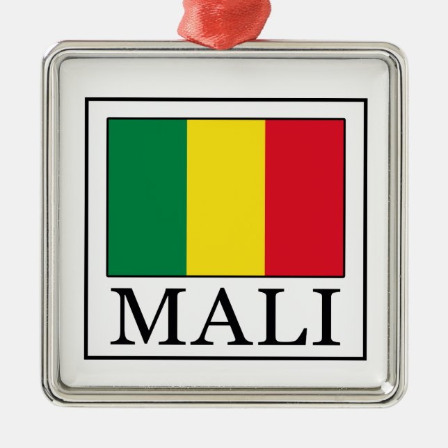 Ornamento De Metal Mali (Frente)