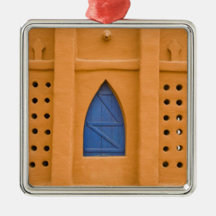 Ornamento De Metal Mali, Segou. Construção tradicional de tijolos d