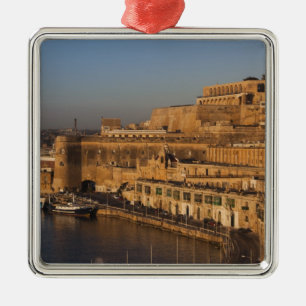 Ornamento De Metal Malta, Valletta, vista do porto a partir de Lower